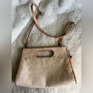 The Sak Camarillo Clutch bag with embossed leather